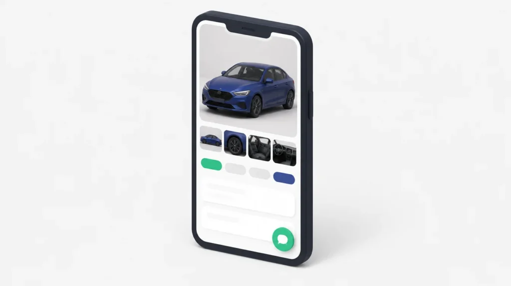 Catalogo e scheda auto sul sito del concessionario