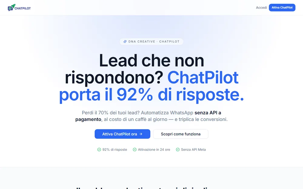 Il sito di Chatpilot